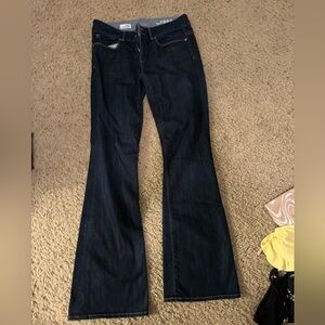 Gap dark wash perfect boot bell bottom W28
